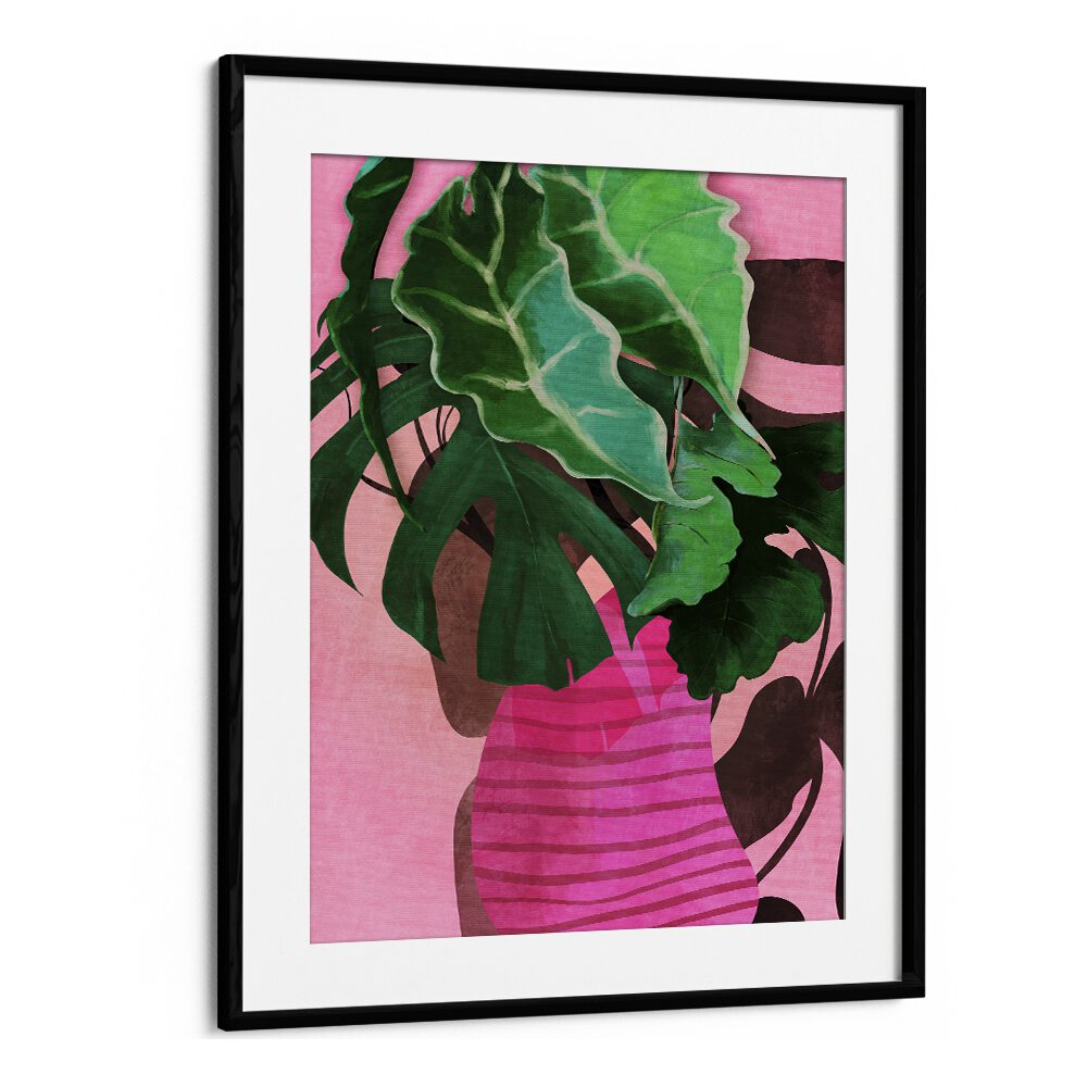 "LEAVES MORE XIII, FLORAL FLOWER PAINTINGS brings vibrant botanical artistry to your space with Ana Rut Bre's stunning design."