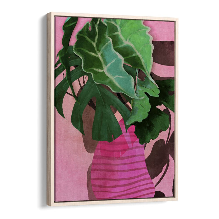 Vibrant "LEAVES MORE XIII, FLORAL FLOWER PAINTINGS" by Ana Rut Bre enhances your space with botanical elegance.