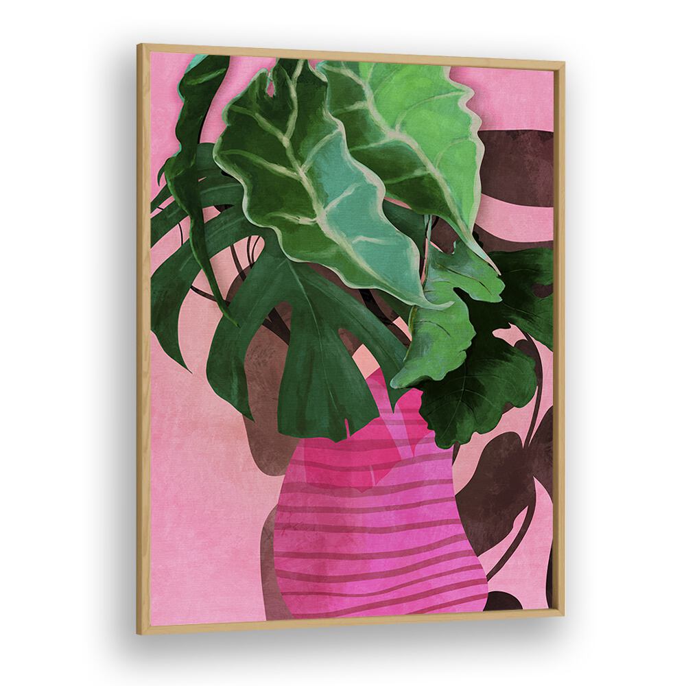 Botanical art print "Leaves More XIII" by Ana Rut Bre, showcasing vibrant floral designs for modern decor.