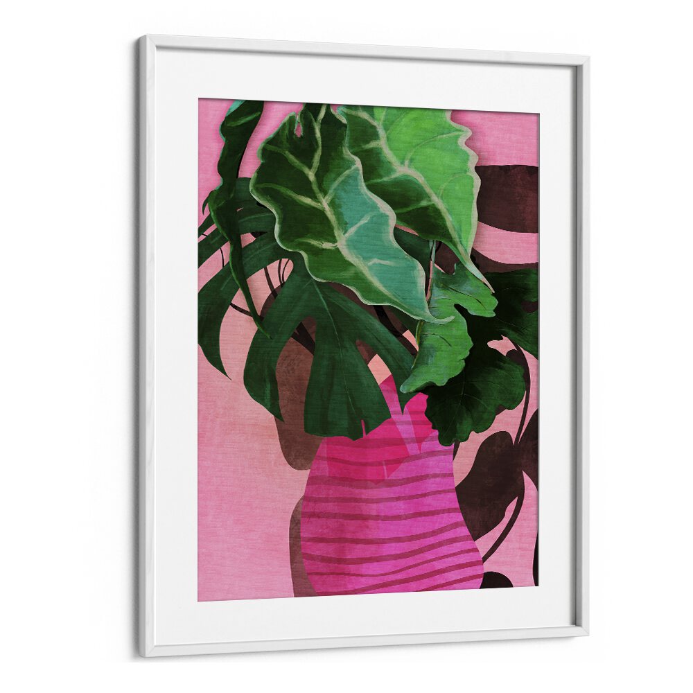 Stunning LEAVES MORE XIII, FLORAL FLOWER PAINTINGS by Ana Rut Bre, perfect for elevating your living space.