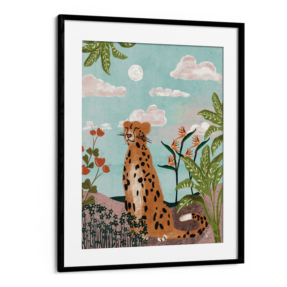 Stunning LEOPARD IN JUNGLE, ANIMAL PAINTINGS showcasing wildlife beauty, perfect for nature lovers. Ideal for your decor!