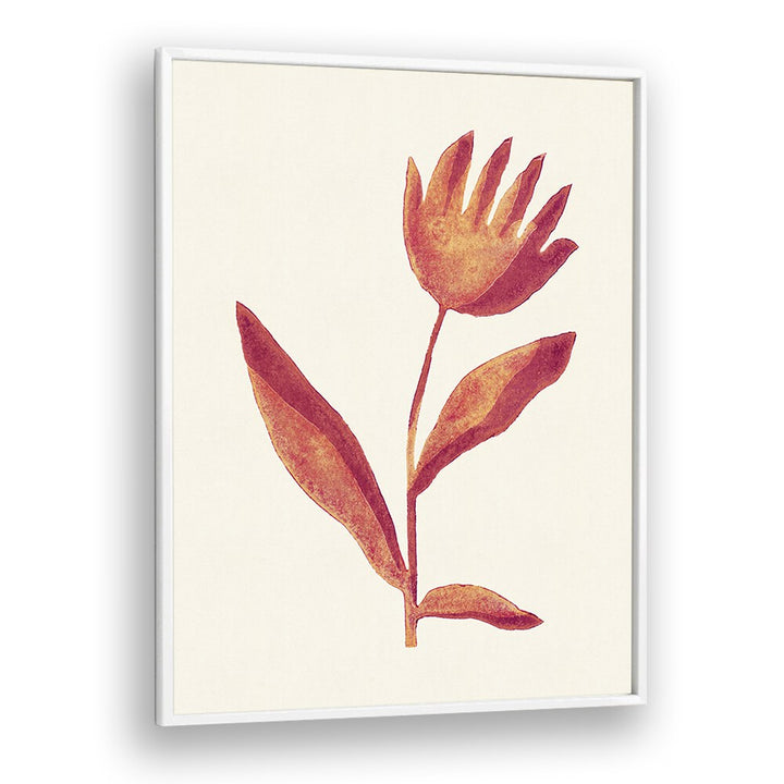 LINOCUT FLOWER VIVA MAGENTA, FLORAL FLOWER PAINTINGS by Alisa Galitsyna brings vibrant nature to your space.