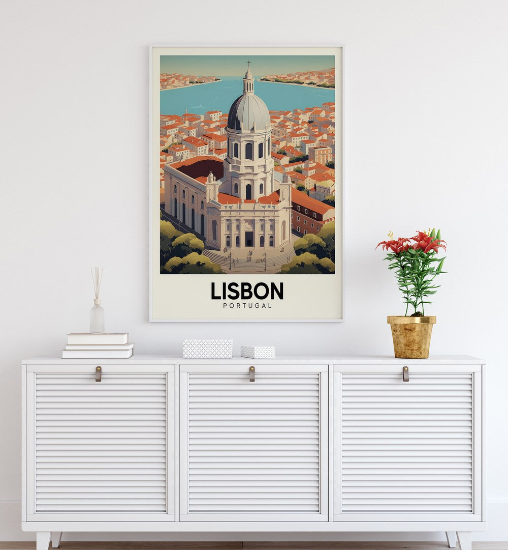 lisbon-portugal II travel posters Artwork II placed on a Wall