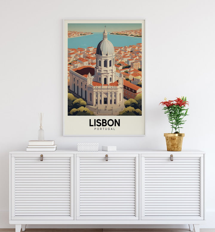 lisbon-portugal II travel posters Artwork II placed on a Wall