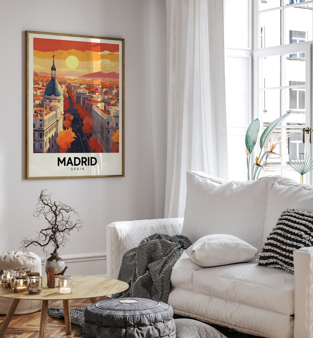 madrid-spain  travel posters Artwork   I placed on a Wall
