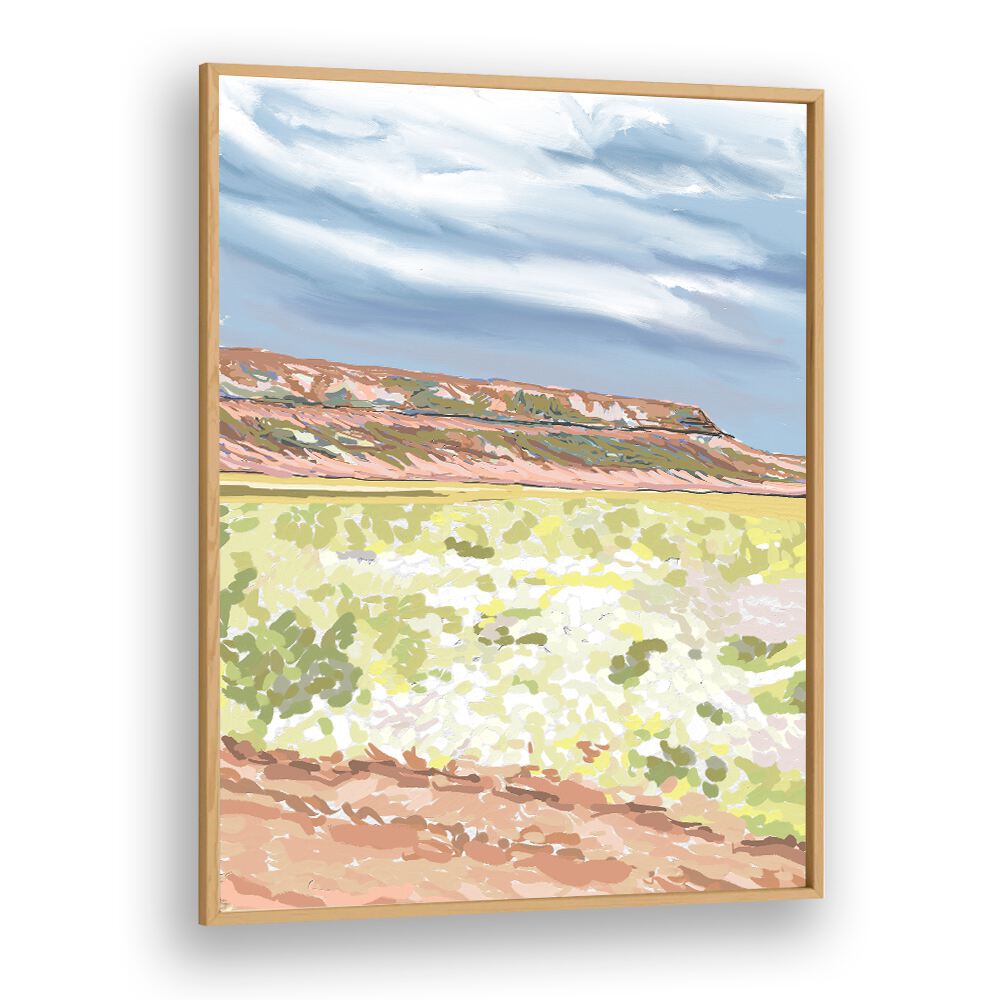 Elegant MEMORIES IN BLOOM II, LANDSCAPE PAINTINGS, framed art showcasing serene nature beauty for your home decor.