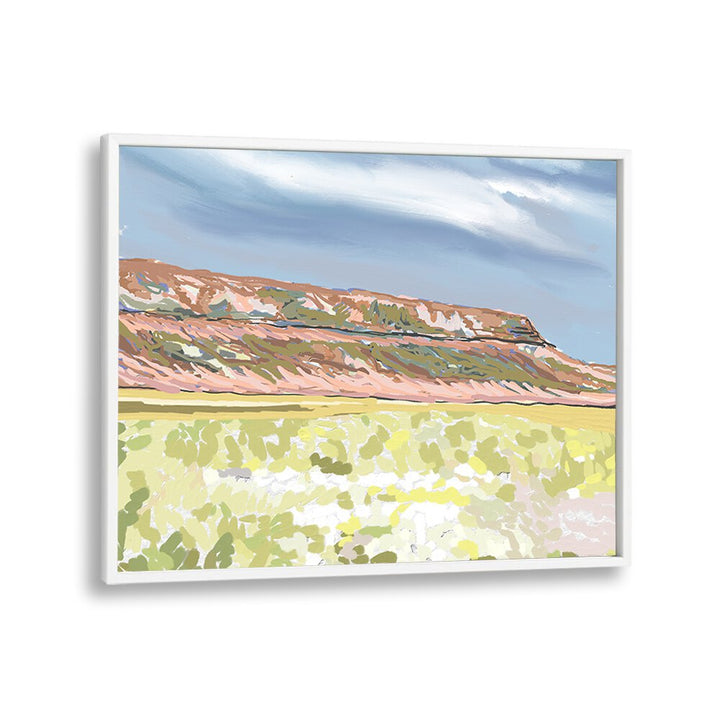 Stunning MEMORIES IN BLOOM, LANDSCAPE PAINTINGS framed artwork, capturing nature’s beauty in vibrant colors.