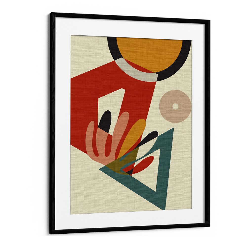 Vibrant MID CENTURY CIRQUE II, ABSTRACT PAINTINGS by Ana Rut Bre, perfect for modern art lovers and stylish decor.