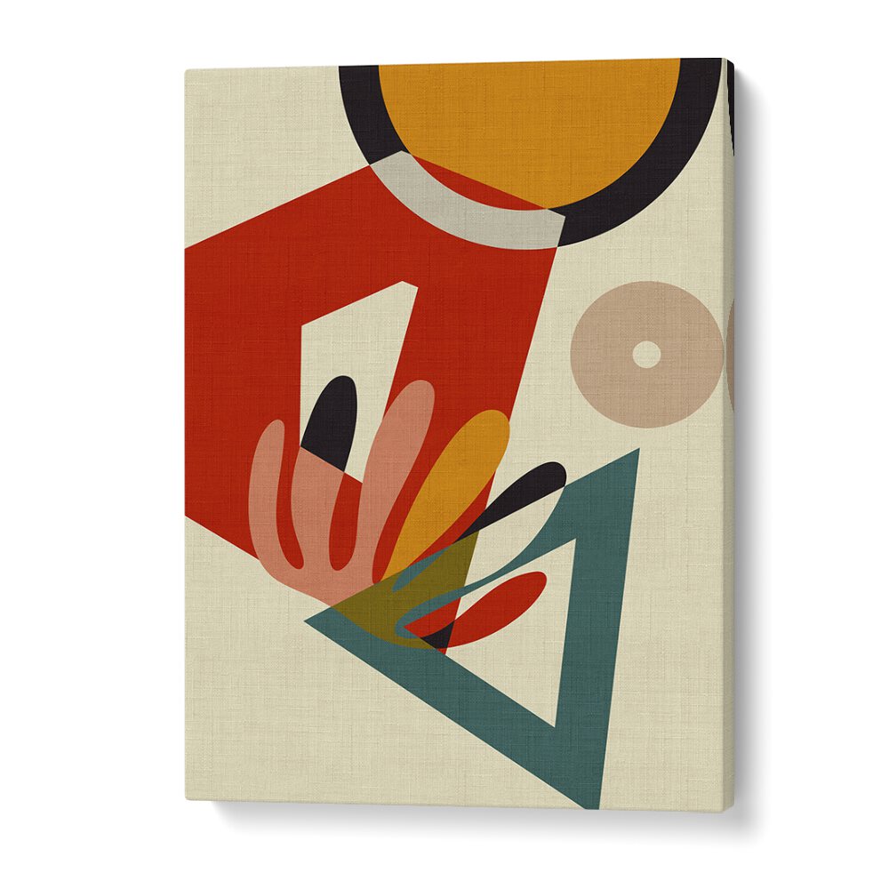 Vibrant MID CENTURY CIRQUE II, ABSTRACT PAINTINGS by Ana Rut Bre, perfect for enhancing modern art spaces.