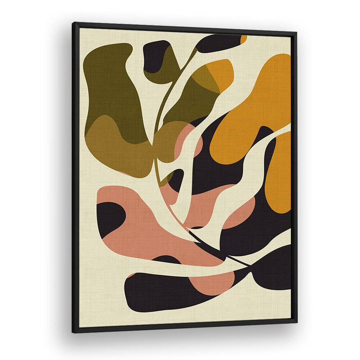 Stunning MID CENTURY MATISSE KOPIE, ABSTRACT PAINTINGS by Ana Rut Bre, framed modern art for elegant home decor.