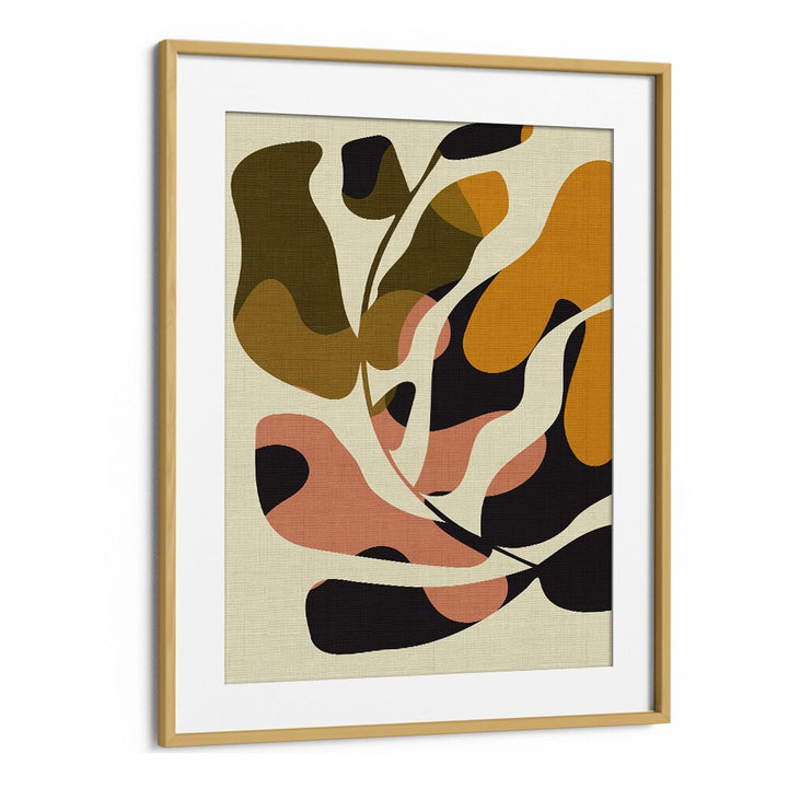 Stunning MID CENTURY MATISSE KOPIE, ABSTRACT PAINTINGS by Ana Rut Bre, framed in oak, perfect for modern home decor.