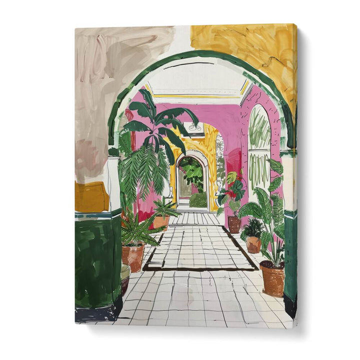 Captivating MYSTIC MEADOW, VIBRANT art print enhancing any space with its electric and enchanting design.