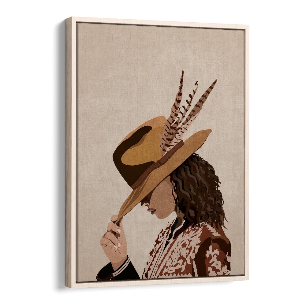 Stylish BRUNETTE , PORTRAITS artwork by Emel Tunaboylu, perfect for transforming your space with elegance.