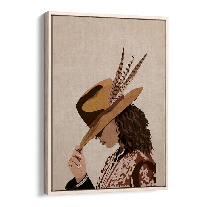 Stylish BRUNETTE , PORTRAITS artwork by Emel Tunaboylu, perfect for transforming your space with elegance.