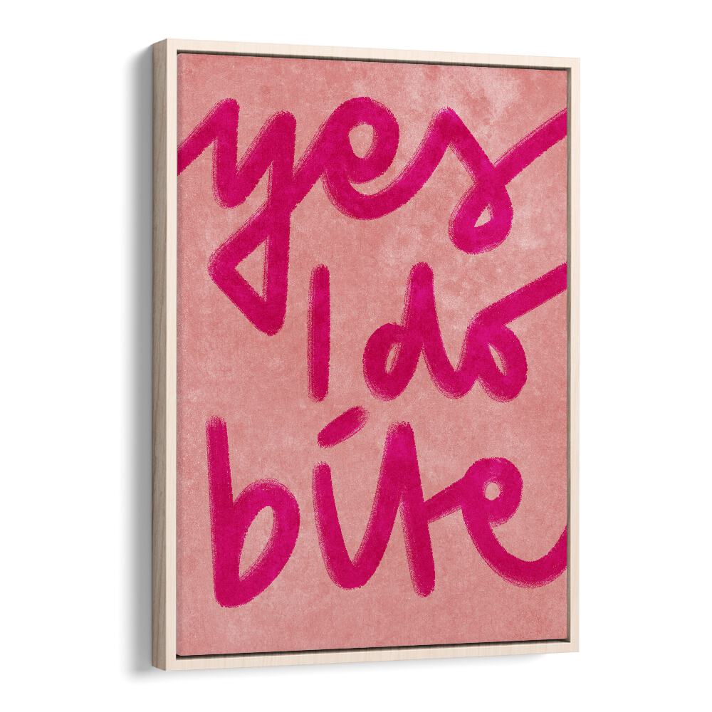 Bold "YES I DO BITE, QUOTES" poster by Raissa Oltmanns adds contemporary elegance to any space.