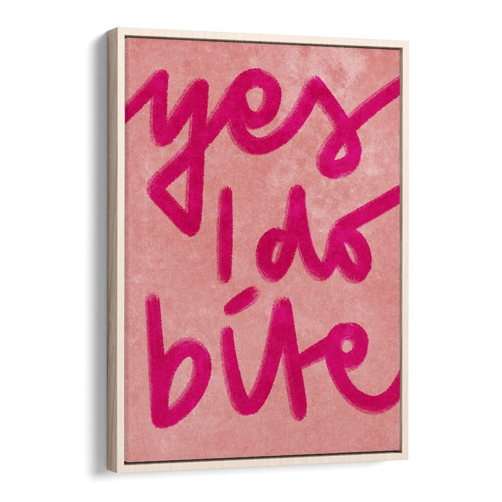 Bold "YES I DO BITE, QUOTES" poster by Raissa Oltmanns adds contemporary elegance to any space.