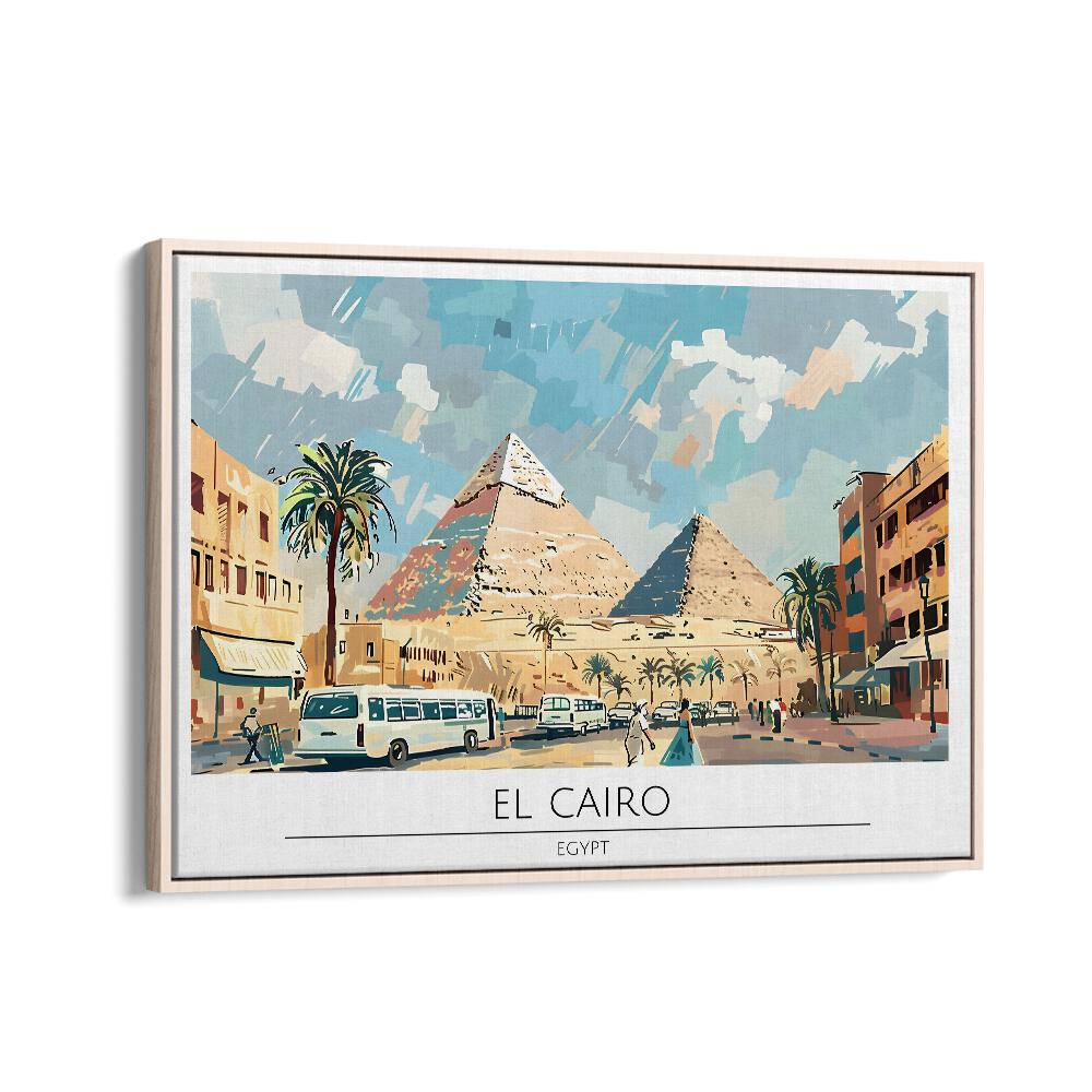 TRAVEL ART painting - EL CAIRO CAPITAL CITY - EGYPT by Asianmonk