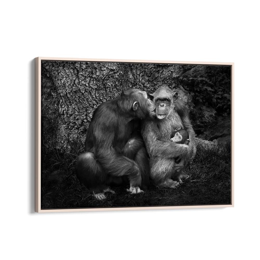Captivating moment of wildlife showcasing love, featured in THE FAMILY, PHOTOGRAPHY PRINTS collection.