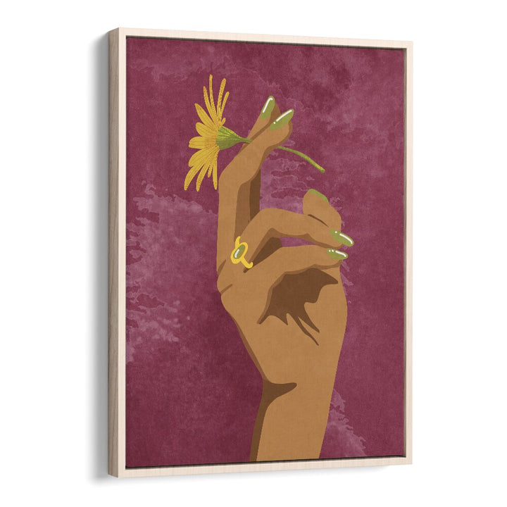 Elegant hand holding a flower, showcasing the unique SMOKING FLOWER, FASHION POSTERS by Raissa Oltmanns.