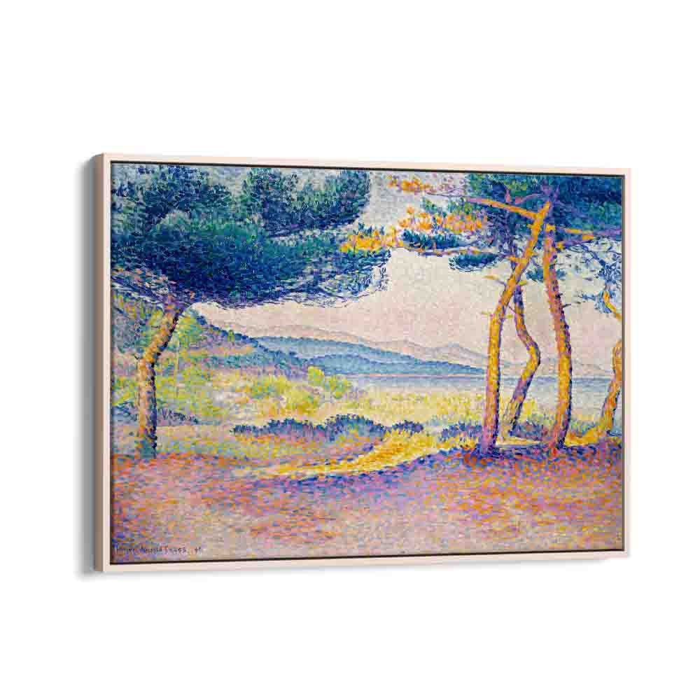 painting - PINES ALONG THE SHORE (1896) by Asianmonk