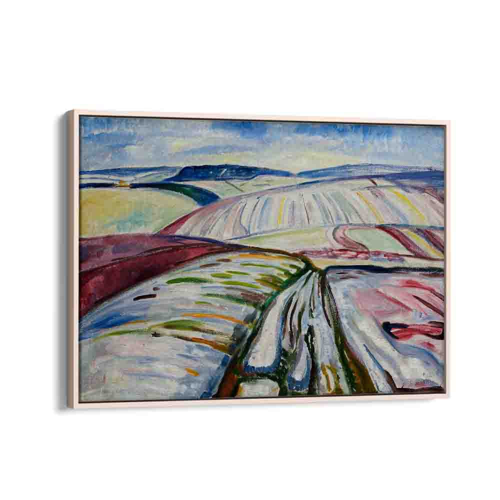 painting - FIELD IN SNOW (1907) by Asianmonk