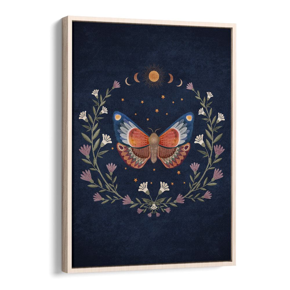 Captivating "BUTTERFLY II , ANIMAL PAINTINGS" artwork by Emel Tunaboylu, perfect for enhancing any living space.