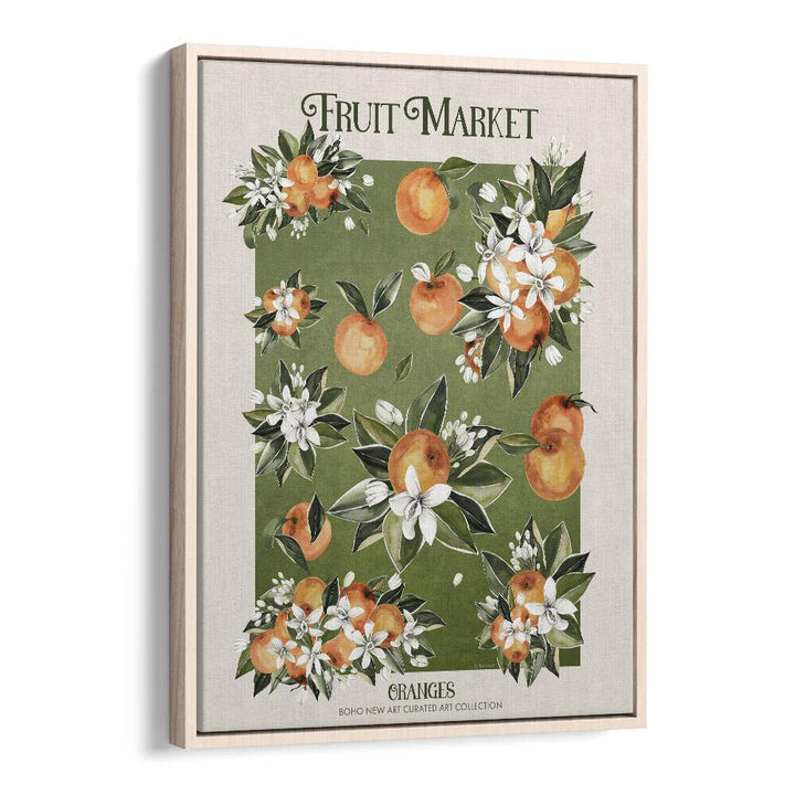 Vibrant FRUIT MARKET ORANGES and floral designs by Emel Tunaboylu elevate any space with charm and beauty.