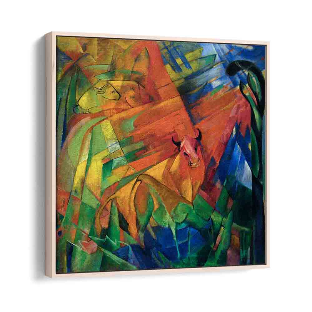 Egyptian painting - ANIMALS IN A LANDSCAPE (1914) by Asianmonk