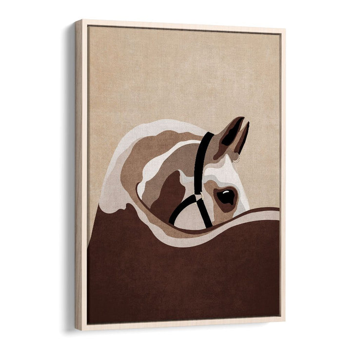 Elegant HORSE II, ANIMAL PAINTINGS by Emel Tunaboylu adds sophistication to any space, perfect for art lovers.