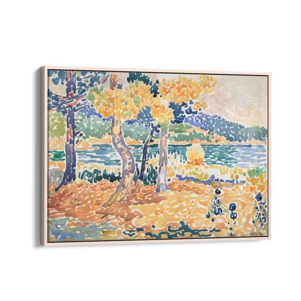 painting - PINES ON THE COASTLINE (1856–1910) by Asianmonk