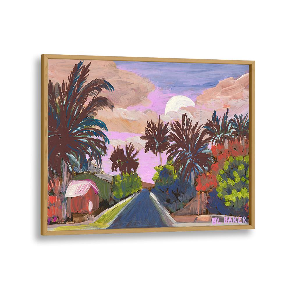 Vibrant COUNTRY ROAD, LANDSCAPE PAINTINGS capture serene rural beauty, perfect for enhancing your living space.