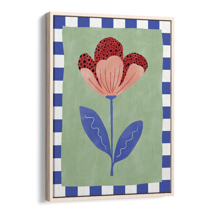 Vibrant RED FLOWER in elegant FLORAL FLOWER PAINTINGS by Elena Ristova, perfect for enhancing your space.