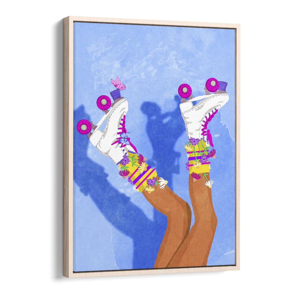 Celebrate creativity with the SKATE LIKE A GIRL, FASHION POSTERS featuring vibrant roller skates and empowering art.
