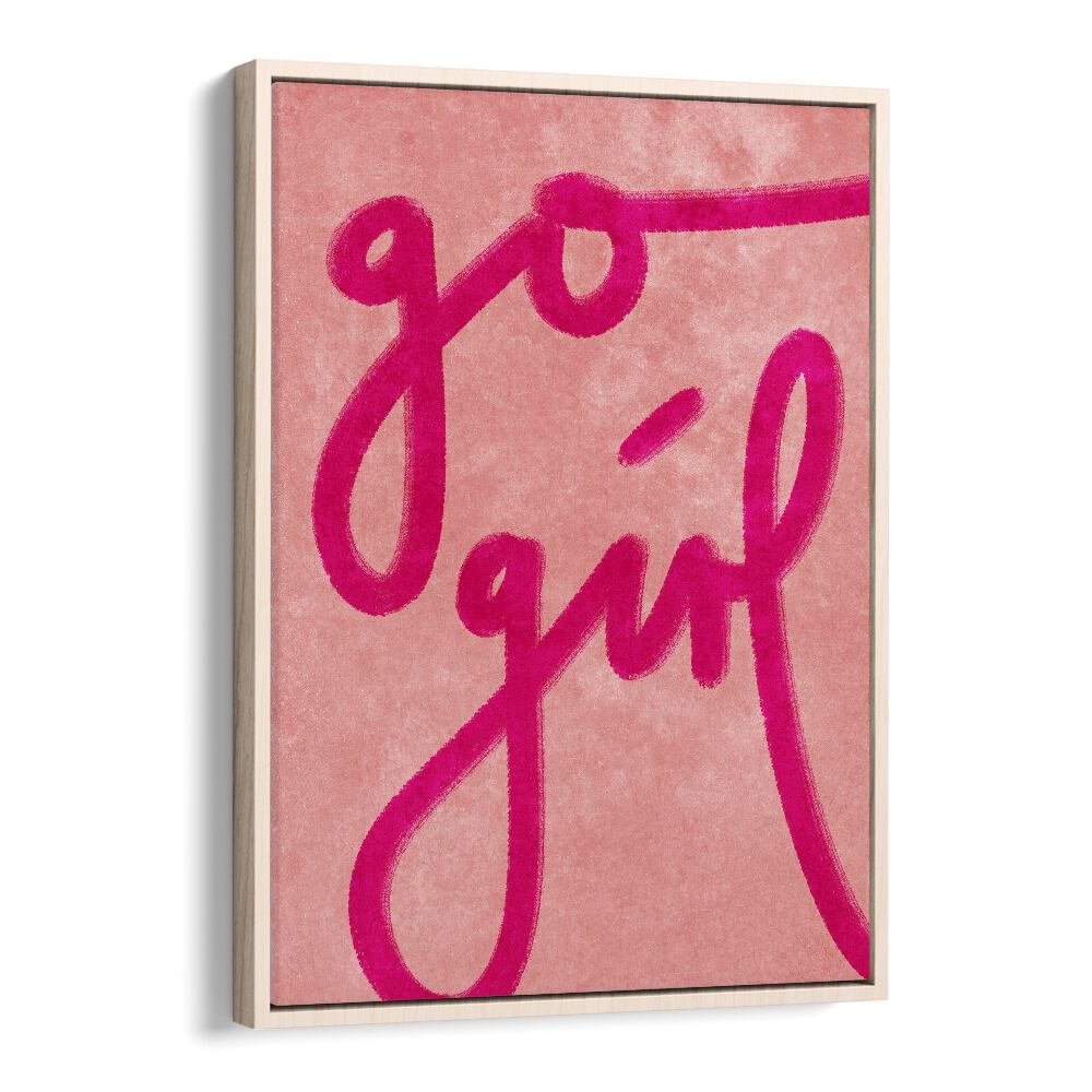 Bold and vibrant "GO GIRL, FASHION POSTERS" art by Raissa Oltmanns, perfect for elevating any living space.