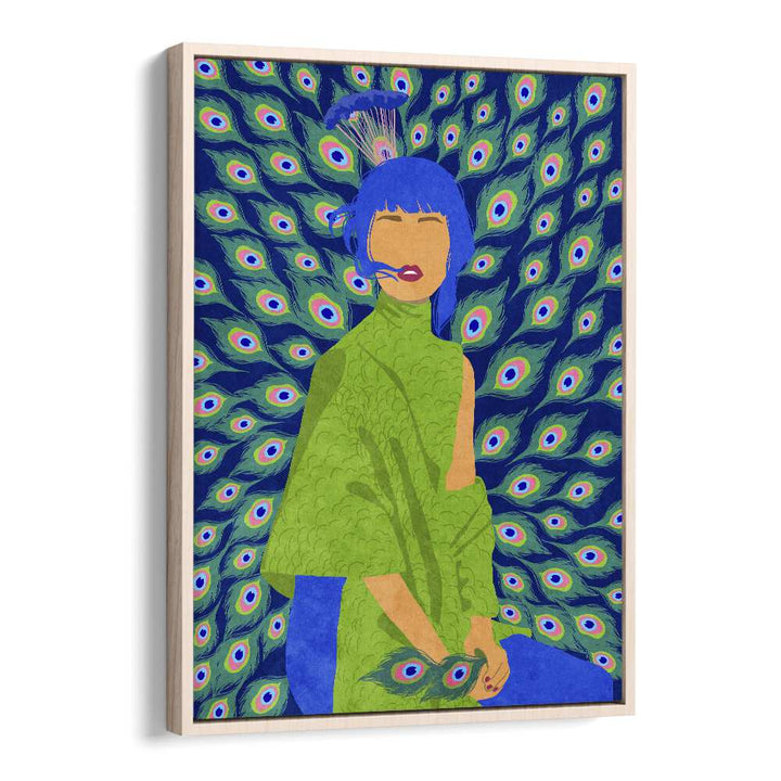Vibrant PEACOCK WOMAN, FASHION POSTERS by Raissa Oltmanns, perfect for enhancing your artistic space.