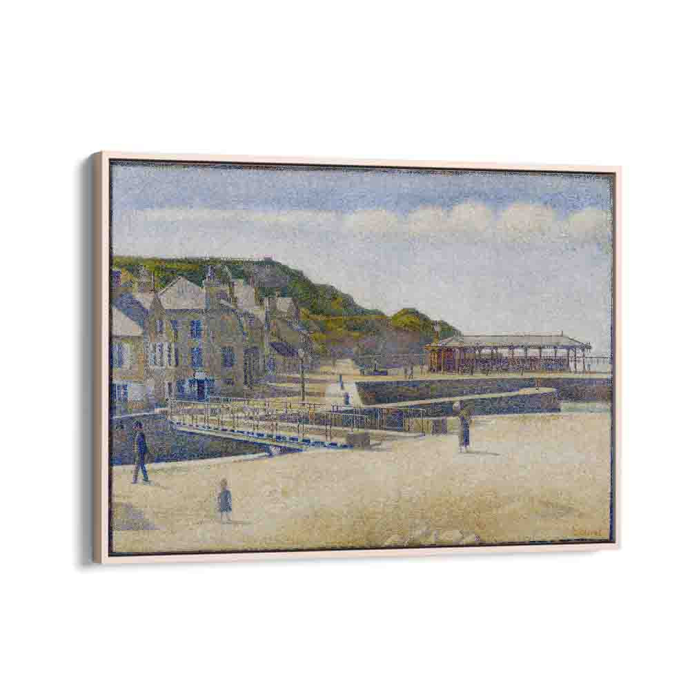 painting - PORT-EN-BESSIN (1888) by Asianmonk