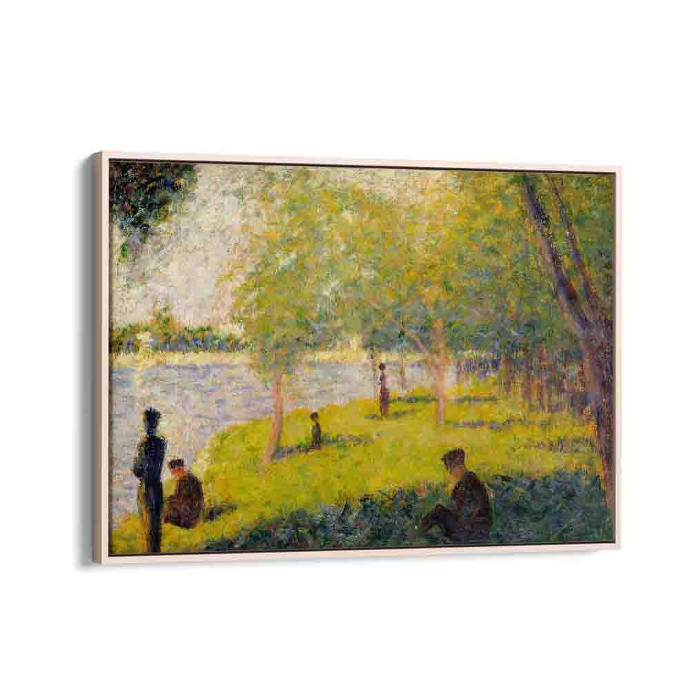 painting - STUDY FOR A SUNDAY ON LA GRANDE JATTE (1884) by Asianmonk