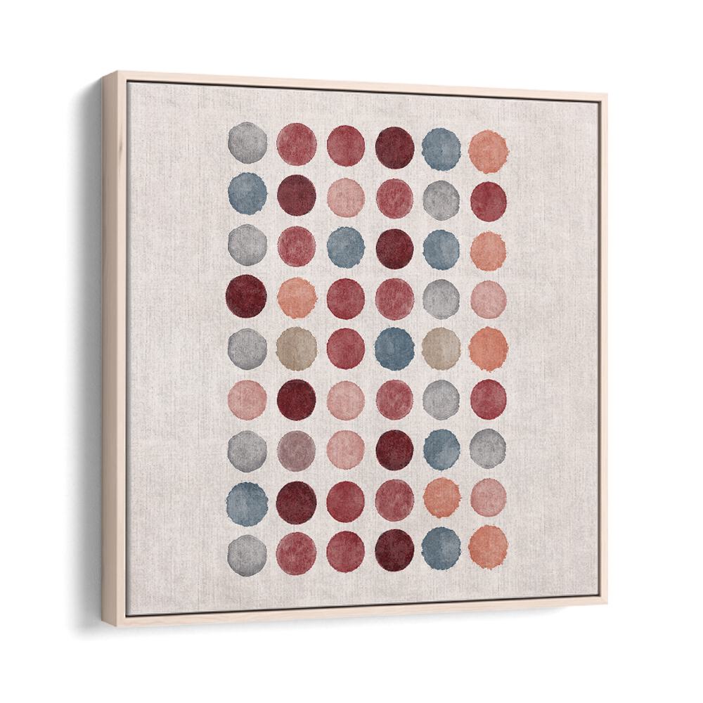 Vibrant WATERCOLOR DOTS, BOHO ART PAINTINGS by Emel Tunaboylu enhance any space with modern artistry and color.