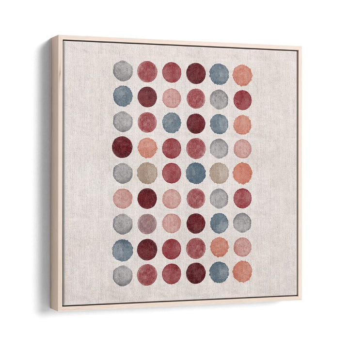 Vibrant WATERCOLOR DOTS, BOHO ART PAINTINGS by Emel Tunaboylu enhance any space with modern artistry and color.