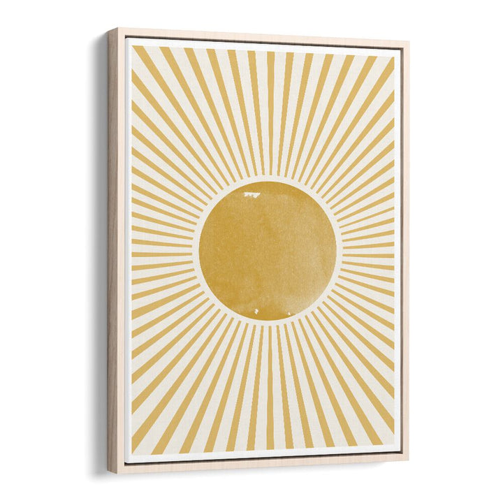Bright and elegant BOHO SUN art painting by The Miuus Studio adds a captivating touch to any modern decor.