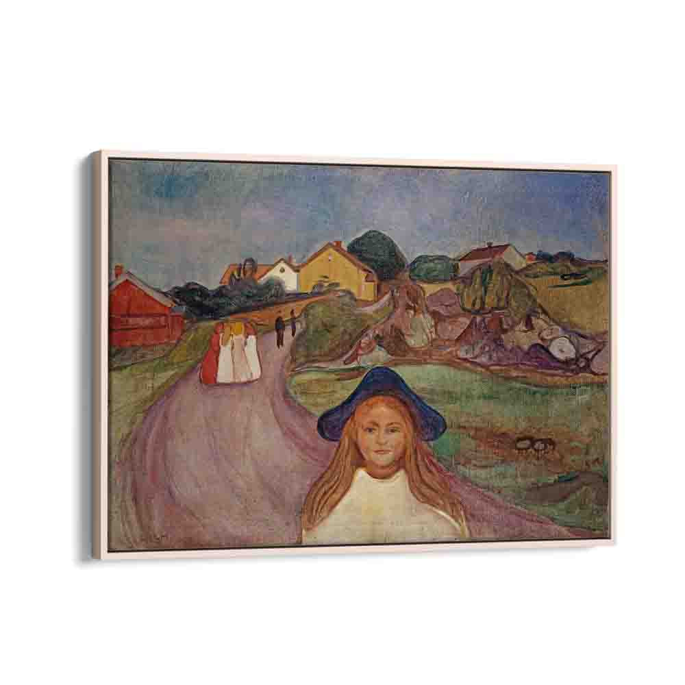 painting - ROAD IN AASGAARDSTRAND (1901) by Asianmonk