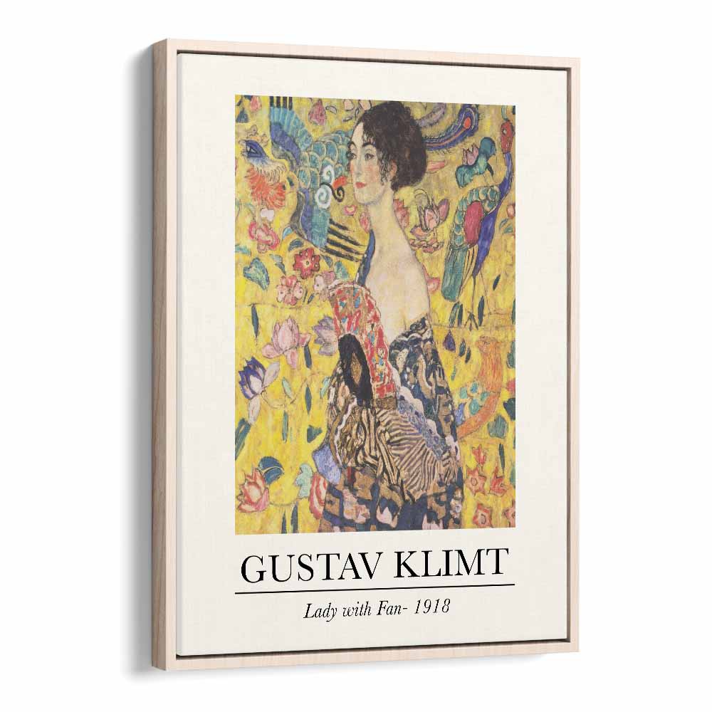 gustav klimt painting - GUSTAV KLIMT'S LADY WITH FAN - 1918 by Asianmonk