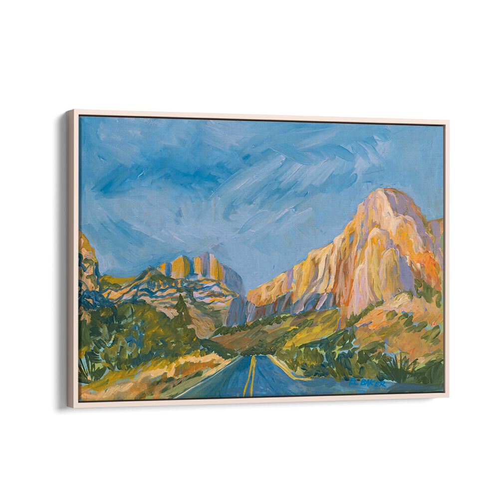 Stunning MOUNTAIN ROAD , LANDSCAPE PAINTINGS capturing serene beauty, perfect for transforming your living space.