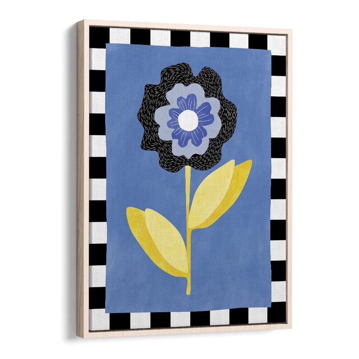 Delight in the vibrant BLUE FLOWER, a beautiful addition to FLORAL FLOWER PAINTINGS by Elena Ristova for a serene space.