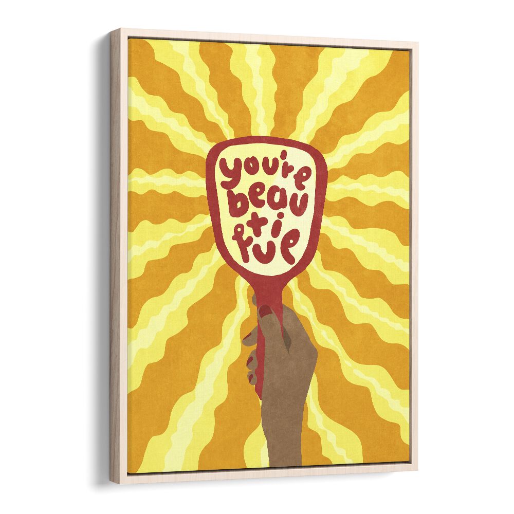 Stunning BEAUTIFUL, QUOTES poster by Raissa Oltmanns, perfect for uplifting any space with positive vibes.