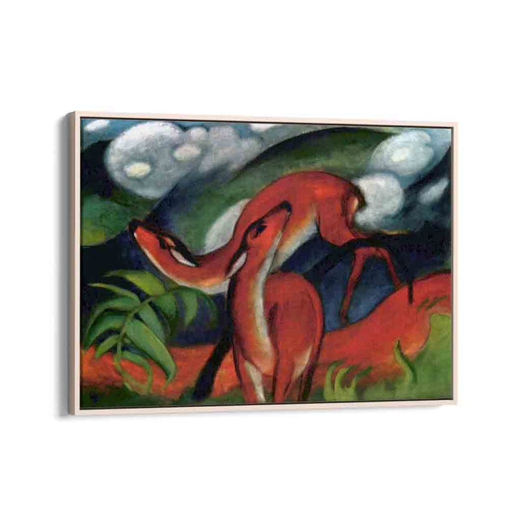 painting - RED DEER II (1912) by Asianmonk