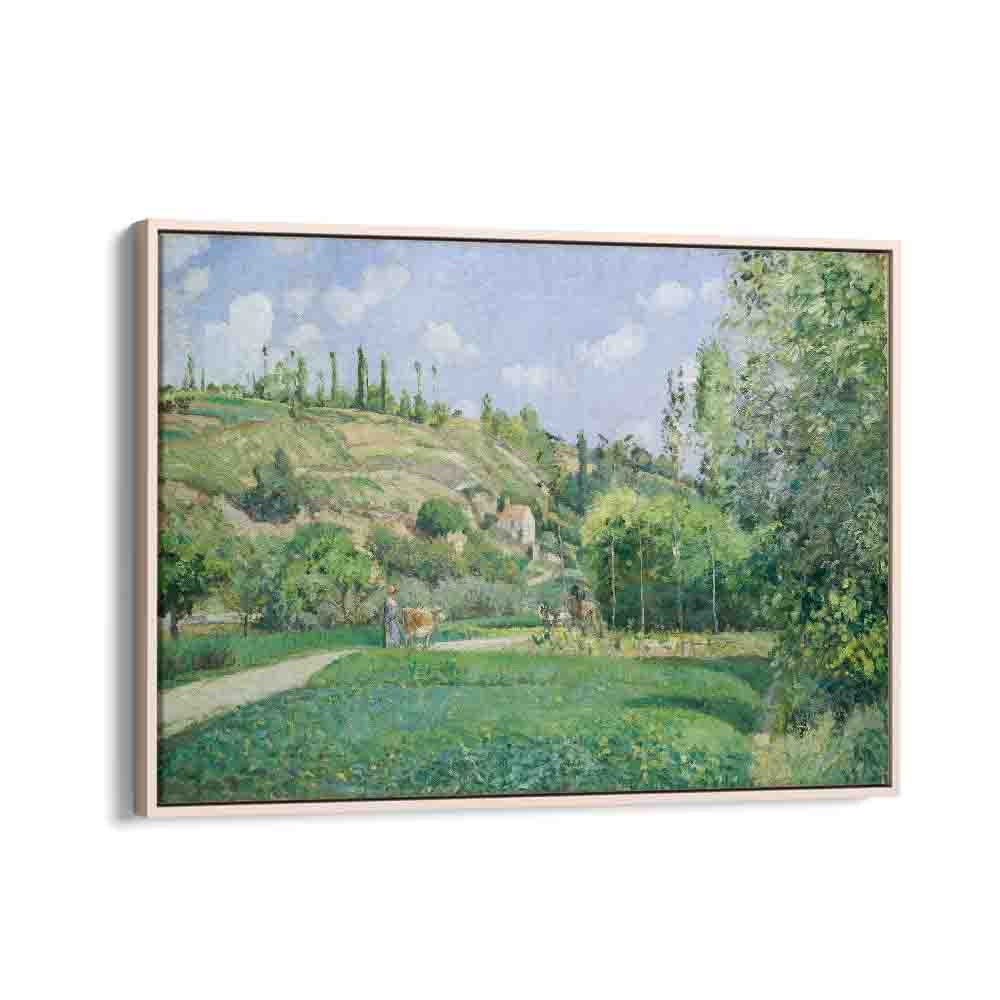 painting - A COWHERD AT VALHERMEIL, (1874) by Asianmonk