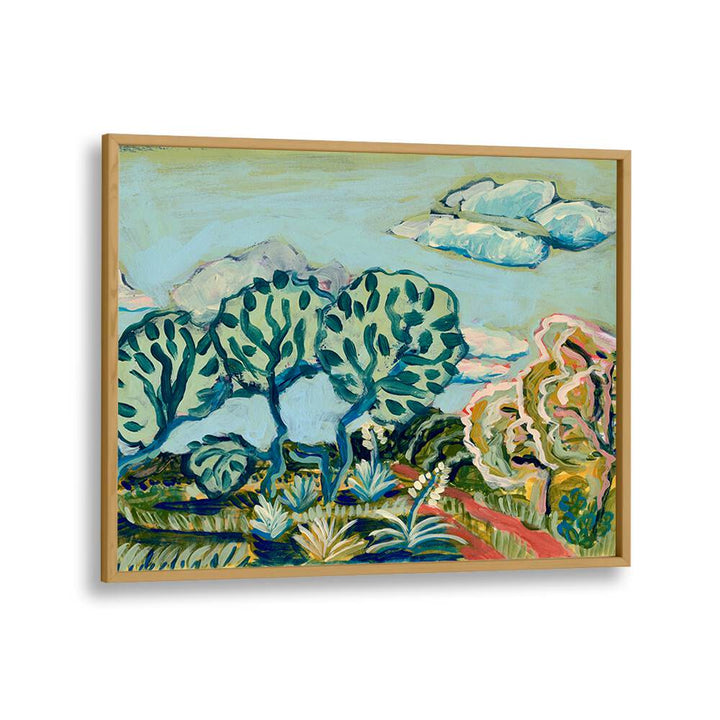 Stunning TEXAS RANCH, LANDSCAPE PAINTINGS showcasing vibrant colors and lush greenery, perfect for home decor.