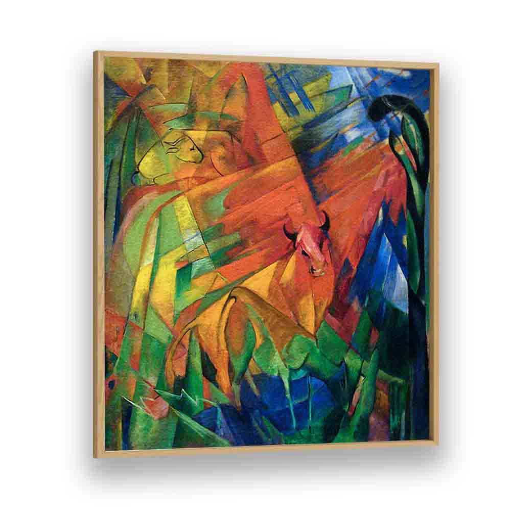 Egyptian painting - ANIMALS IN A LANDSCAPE (1914) by Asianmonk