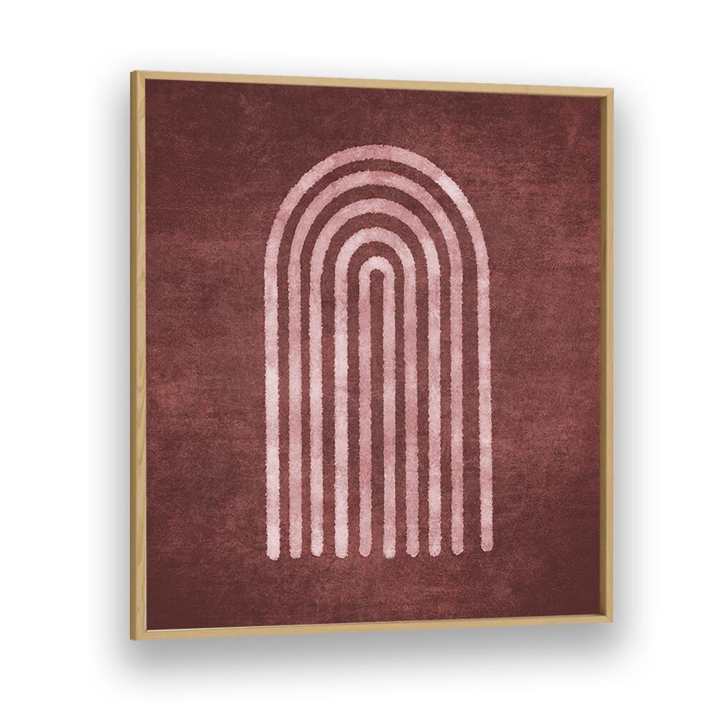 Elegant VISNE WATERCOLOR RAINBOW, BOHO ART PAINTINGS by Emel Tunaboylu, showcasing a stylish arched design in warm tones.